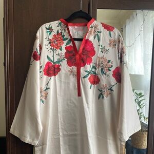 Pakistani Floral Kurti Pant set